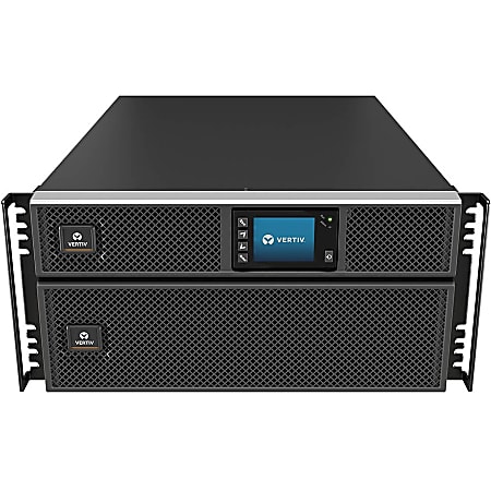 Vertiv Liebert GXT5 UPS - 4900VA/4600W 208V | Online Rack Tower Energy Star - Double Conversion| 5U| Built-in RDU101 Card| Color/Graphic LCD| 3-Year Warranty