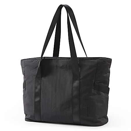 BAGSMART Nylon Zoraesque Tote 12 12 H x 15 14 W x 6 D Black