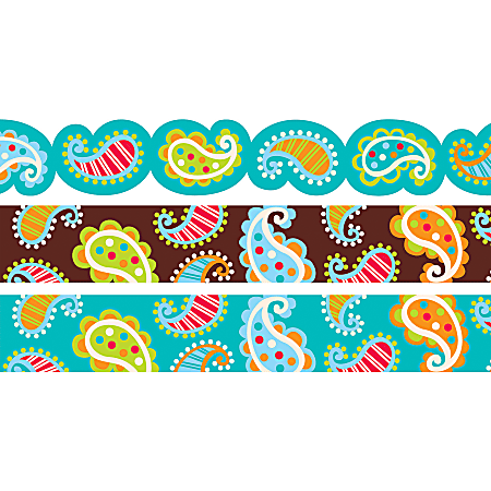 Creative Teaching Press Border Pack, Playful Paisley