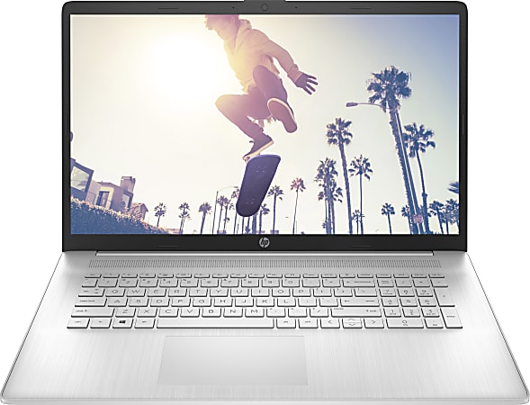 HP 17-cp1124od Laptop, 17.3" Screen, AMD Ryzen 3, 8GB Memory, 256GB Solid State Drive, Wi-Fi 6, Windows® 11, 4Z367UA#ABA