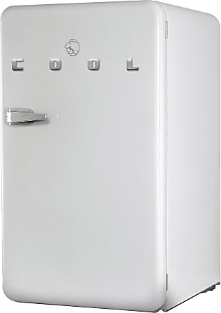 Commercial Cool Retro 3.2 Cu. Ft. Refrigerator With Freezer, White