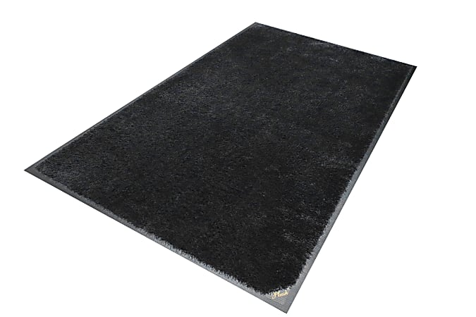M+A Matting Classic Plush™ Mat, Black, 2' x 3', Cleats Plus backing
