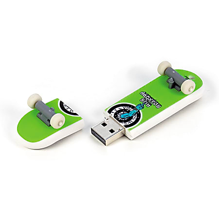 Action Sport Drives SkateDrive USB 2.0 Flash Drive, 4 GB