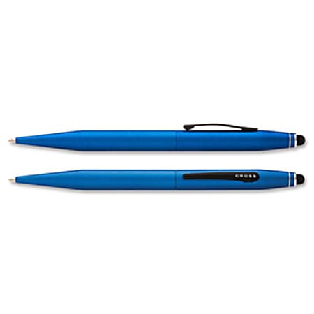 Cross Tech2 Ballpoint Pen Metallic Blue Fine Point With 6mm Stylus for sale online 