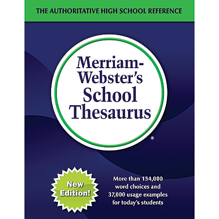 Merriam-Webster&#x27;s School Thesaurus