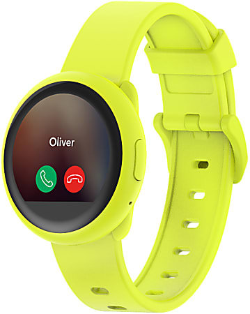 MyKronoz ZeRound 3 Lite Smart Watch, Yellow, KRZEROUND3L-YELLOW