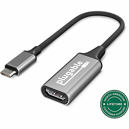 Plugable USB C to HDMI adapter, HDMI 2.0, USB4/Thunderbolt Adapter  - USBCHDMI