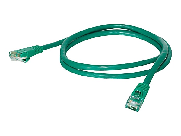C2G 35ft Cat5e Snagless Unshielded (UTP) Ethernet Cable - Cat5e Network Patch Cable - PoE - Green - Patch cable - 00419