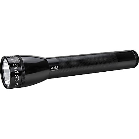 MagLite ML25LT 2-Cell C LED Flashlight - C - Aluminum, Metal - Black