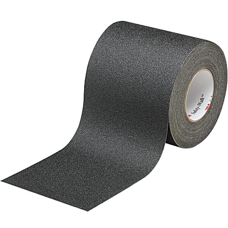 3M™ 610 Safety-Walk Tape, 3" Core, 6" x 60', Black