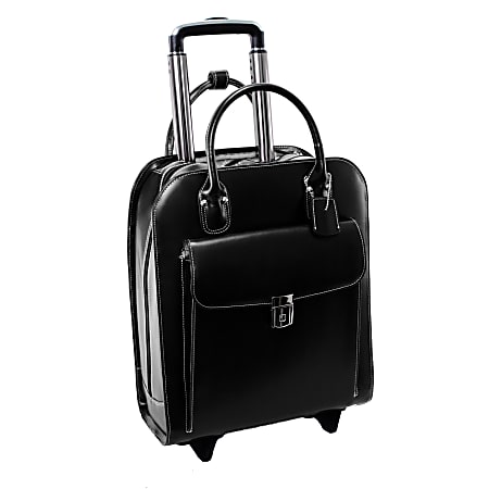 VÄRLDENS Cabin bag on wheels - black 34x20x54 cm/30 l (13 ½x7 ¾x21 ¼ /1014  oz)