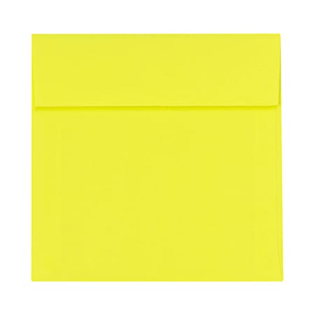 LUX Square Envelopes, 6 1/2" x 6 1/2", Self-Adhesive, Citrus, Pack Of 250