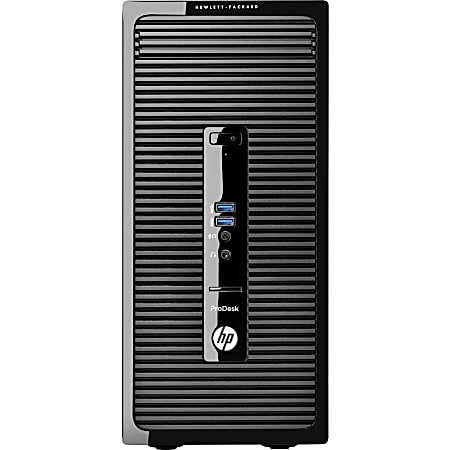 HP Business Desktop ProDesk 405 G2 Desktop Computer - AMD A-Series A8-6410 2 GHz - 4 GB DDR3 SDRAM - 500 GB HDD - Windows 7 Professional 64-bit upgradable to Windows 8.1 Pro - Micro Tower - Black