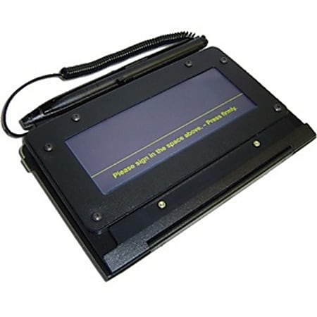 Topaz SigLite T-S461 Slim Electronic Signature Pad - 4.40" x 1.40" Active Area - USB - 410 PPI