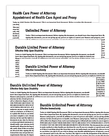Adams® Power of Attorney