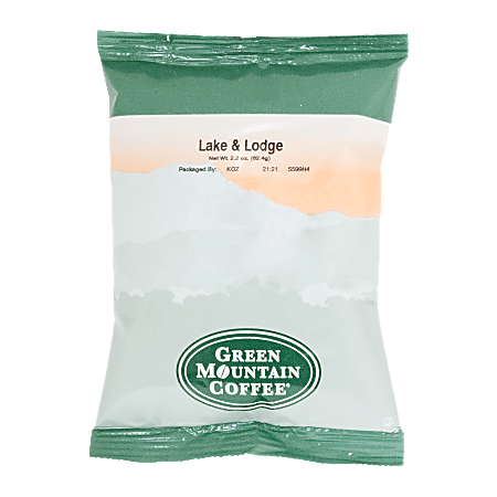 Green Mountain Coffee Ground Coffee Lake and Lodge Carton Of 50 Bags ...