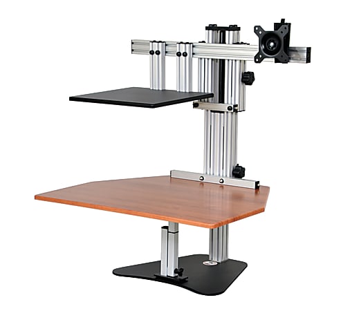 Ergo Desktop Hybrid Kangaroo MDF Desktop, Cherry, EDHKCHEFA