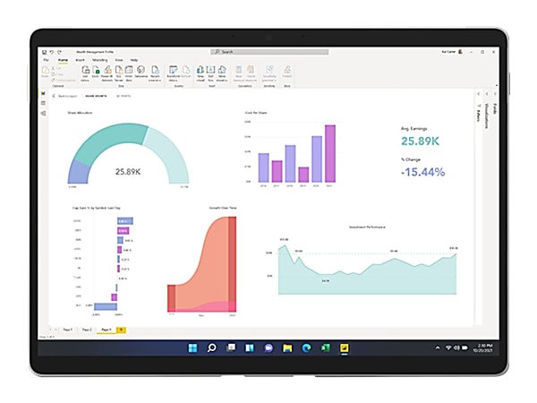 Microsoft Surface Pro 8 - Tablet - with detachable keyboard - Intel Core i5 1135G7 - Win 11 Home - Iris Xe Graphics - 8 GB RAM - 128 GB SSD - 13" touchscreen 2880 x 1920 @ 120 Hz - Wi-Fi 6 - platinum
