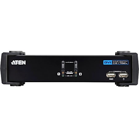 ATEN CubiQ CS1762A KVM Switch - 2 Computer(s) - WUXGA - 1920 x 1200USBDVI - Desktop