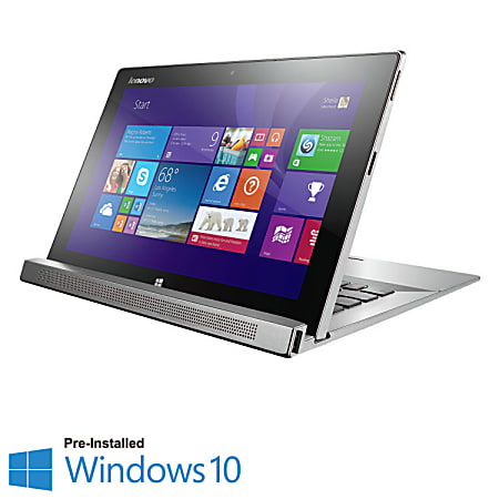 Lenovo® Miix 2, Detachable Tablet PC With Keyboard Dock, 11.6" Screen, 4GB Memory, 128GB Storage, Windows® 8.1