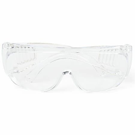 Medline Visitor Safety Glasses - Regular - Clear - Latex-free, Comfortable, Disposable - 1 Each