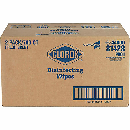 CloroxPro Disinfecting Wipes - For Multipurpose - Fresh Scent - 7