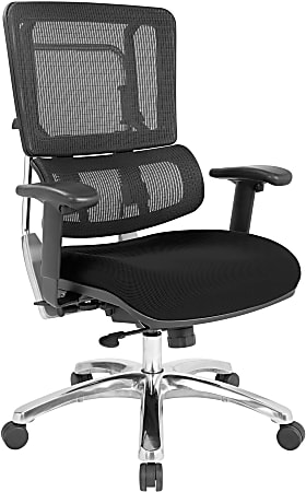 Office Star™ 99662C Pro Vertical Ergonomic High-Back Mesh Office Chair, Black