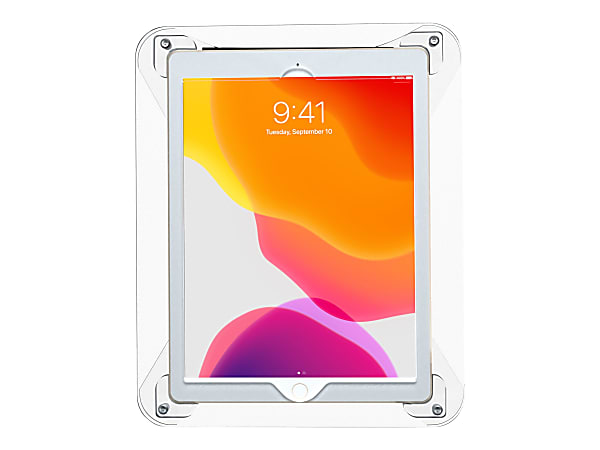 CTA Digital Premium Security Translucent Acrylic Wall Mount - Enclosure for tablet - lockable - acrylic - translucent - screen size: 10.5" - mounting interface: 75 x 75 mm - wall-mountable