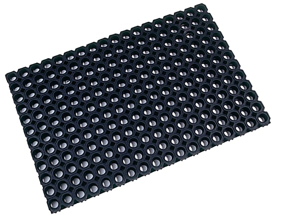 Floortex Doortex Octomat All Weather Heavy Duty Outdoor Entrance Mat, 32" x 24", Black