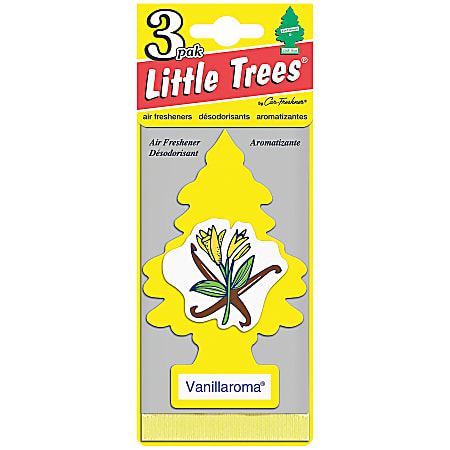 Little Trees® Air Fresheners, Vanillaroma, Pack Of 3
