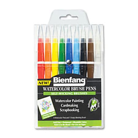 Watercolor Marker & Brush Set (9 ct)