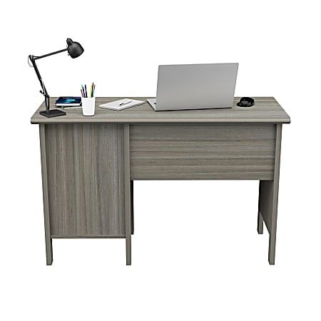 Insignia - Computer Desk with Drawer – 47 Wide - Dark Oak