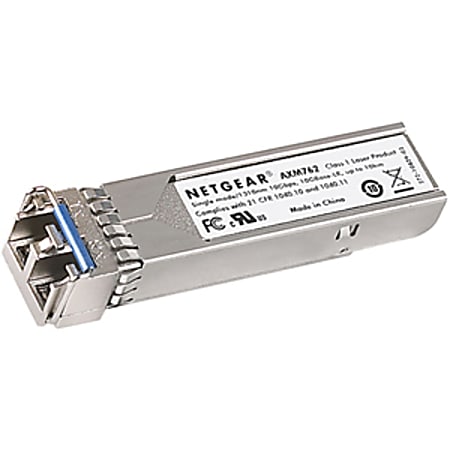 Netgear SFP+ Transceiver, 10GBase-LR for Single Mode 9/125µm Fiber -  - AXM76210000S