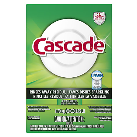 Cascade® Dishwasher Detergent Powder, 60 Oz Bottle