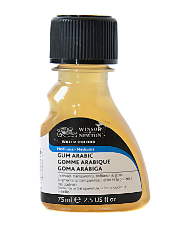 Winsor & Newton Watercolor Gum Arabic Mediums, 75 mL, Pack Of 2