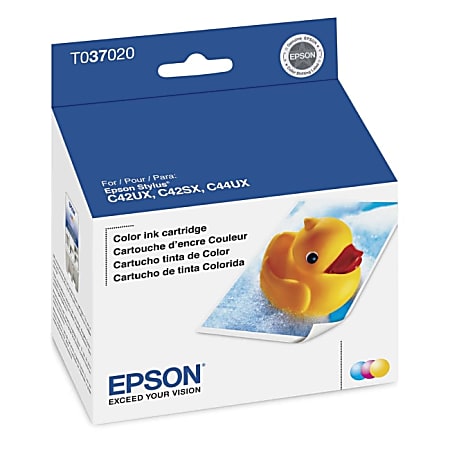 Epson® T0370 (T037020) Tricolor Ink Cartridge