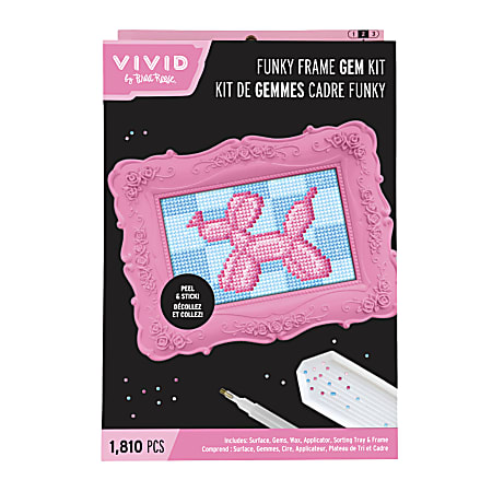 Vivid by Brea Reese&reg; Funky Frame Gem Kit, Balloon Dog