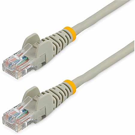 StarTech.com Cat5e Snagless UTP Patch Cable, 10', Gray