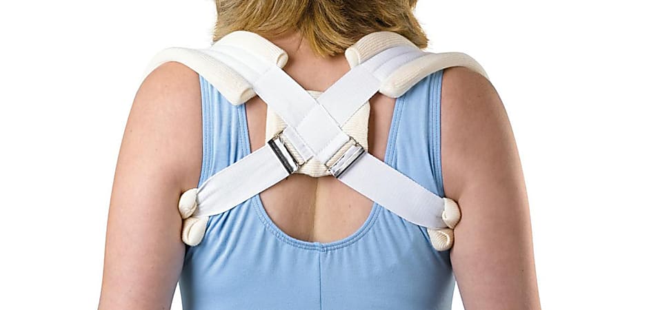 Medline Standard Clavicle Strap, Medium, White