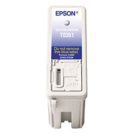 Epson® T0361 (T036120) Black Ink Cartridge