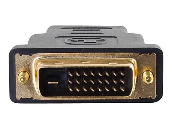 C2G DVI-D Male to HDMI Male Adapter - 1 x HDMI Digital Audio/Video Male - 1 x DVI-D (Dual-Link) Digital Video Male - Black