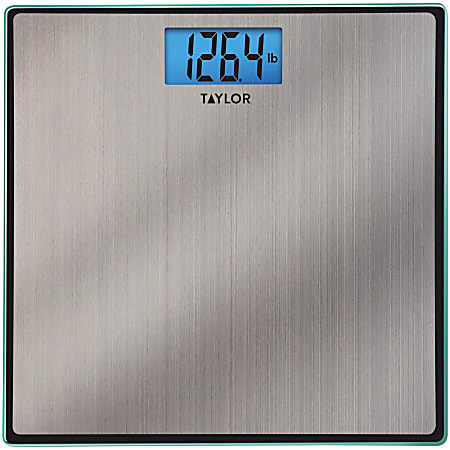 Taylor Brushed Stainless Steel Digital Bathroom Scale