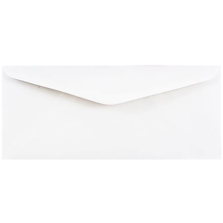 JAM Paper® Booklet Commercial-Flap Envelopes, #11, Gummed Seal, White, Pack Of 50 Envelopes