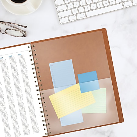 AT A GLANCE Signature Collection 2026 Weekly Monthly Planner Brown