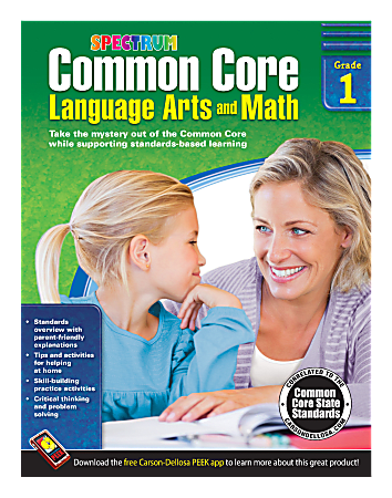 Spectrum Common Core Language Arts And Math, Grade 1