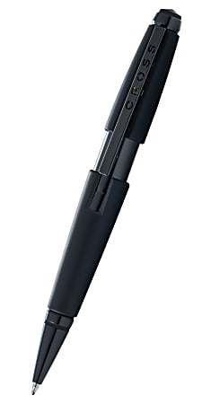 Pack of 1 Black Barrel Black Ink Edge Pen Medium 0.7 mm 