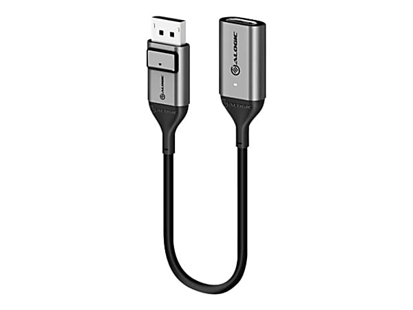 ALOGIC Ultra - Adapter - DisplayPort male latched to HDMI female - 7.9 in - space gray - 4K support, active