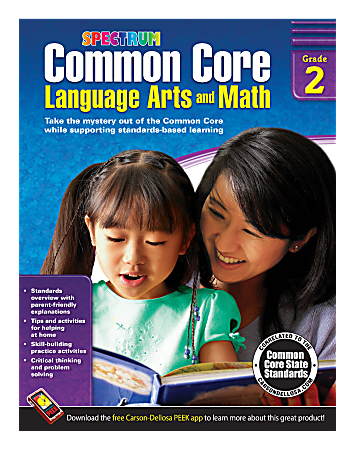 Spectrum Common Core Language Arts And Math, Grade 2