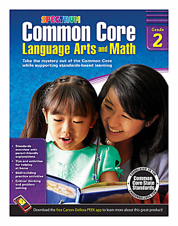 Spectrum Common Core Language Arts And Math, Grade 2