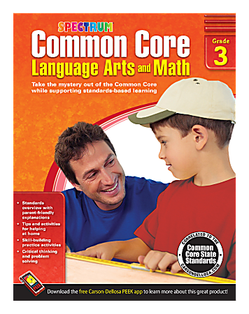 Spectrum Common Core Language Arts And Math, Grade 3